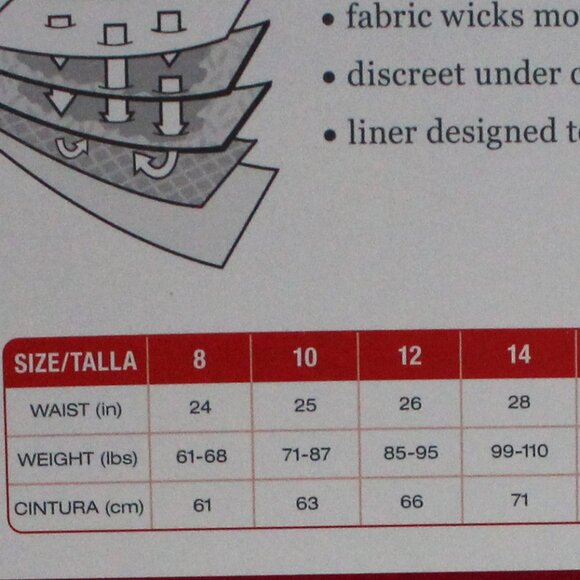 Hanes 4 Pair Girls Tagless Size 14 Hipster Moderate Absorbency Period Underwear - Picture 6 of 11